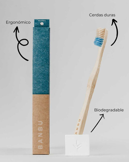 Hard Bristle Wooden Toothbrush