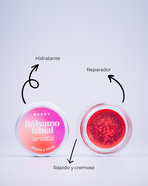 Lip Balm con color RED