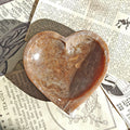 Cuenco Corazón de Selenita Chocolate