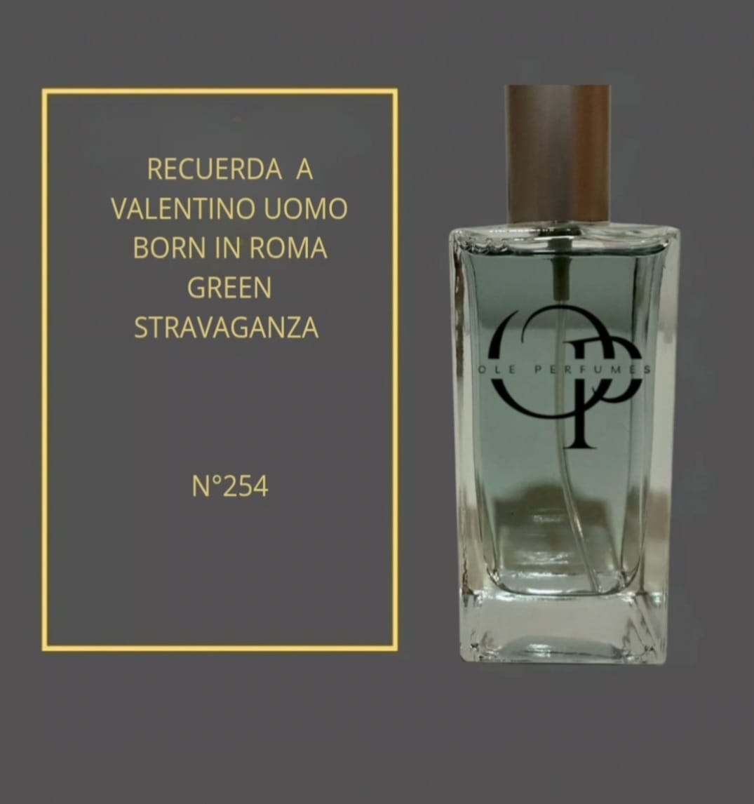 254 INSPIRED BY VALENTINO UOMO BORN IN ROME GREEN STRAVAGANZA