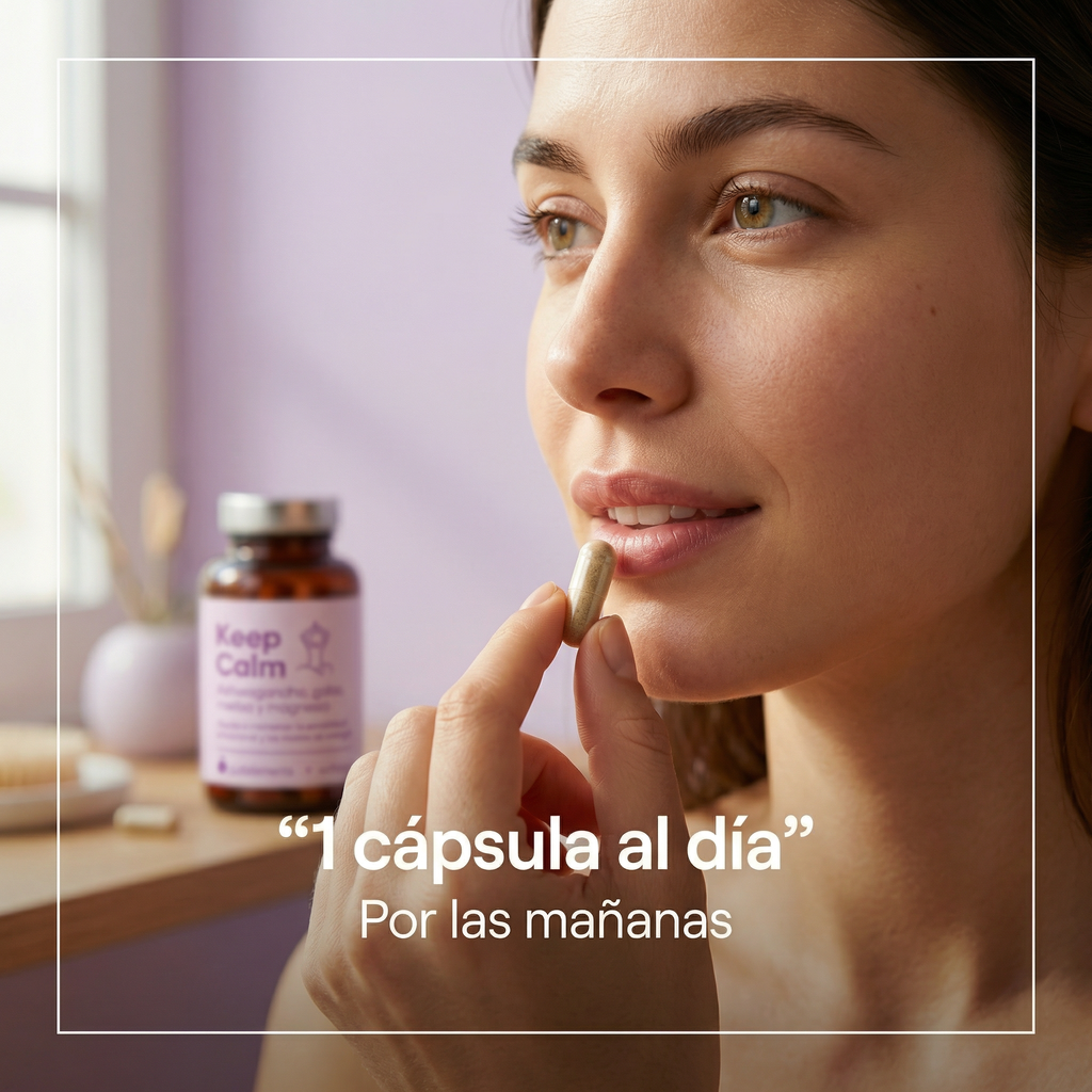 Ashwagandha con Magnesio Keep Calm Just Elements Wellness 120 cápsulas