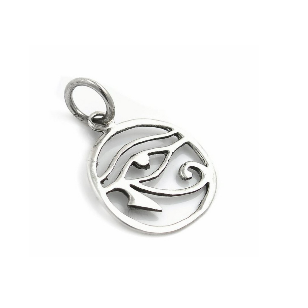 Colgante Ojo de Horus en Plata de Ley 925 - Amuleto Protector y de Salud