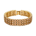 Pulsera con Circonita Brillante acabado oro 18k - Uriom