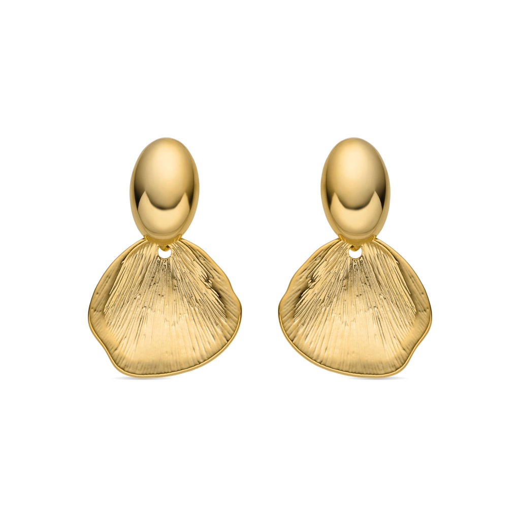 Pendientes acabado oro 18k - Ondex