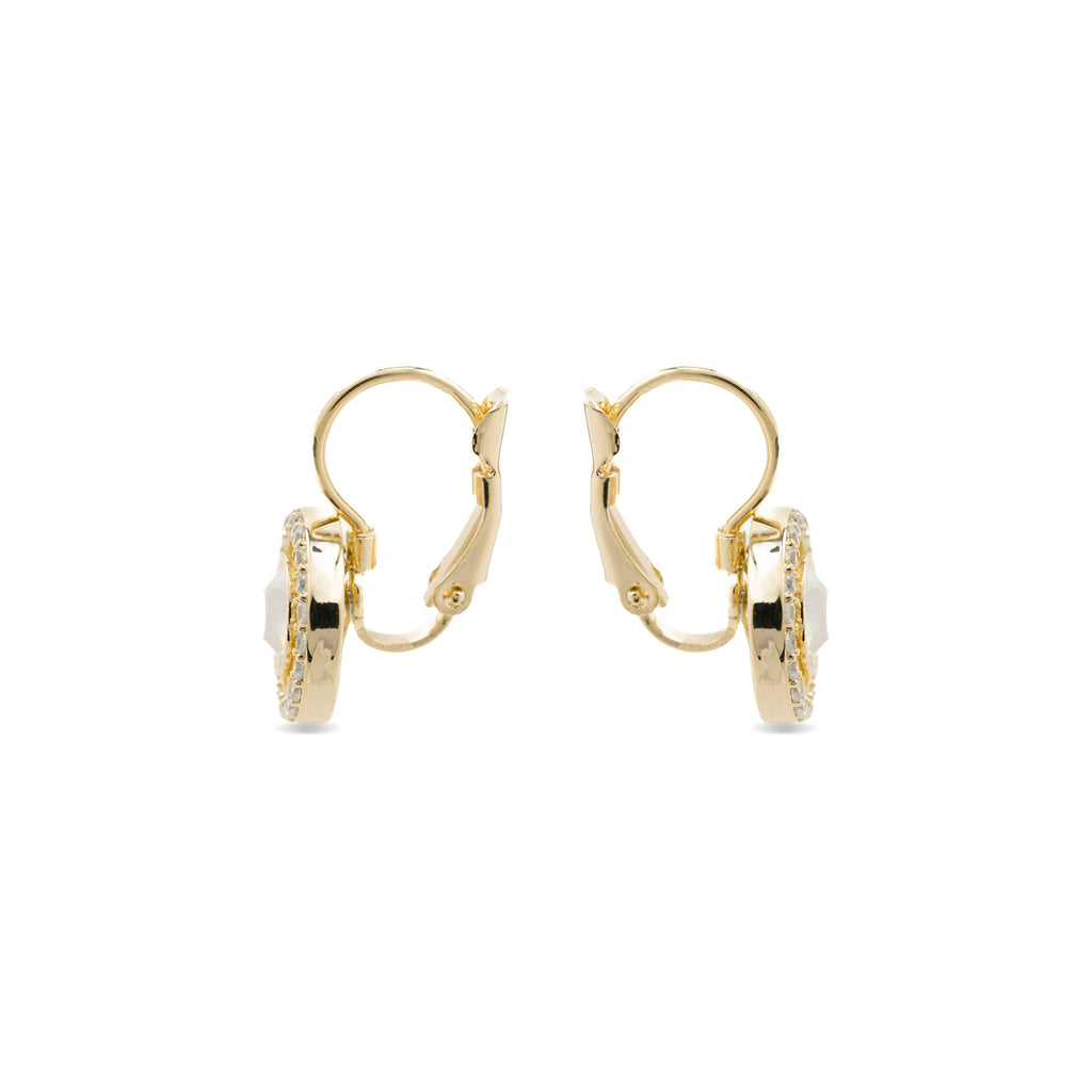 Pendientes con Circonita Brillante acabado oro 18k - Othal