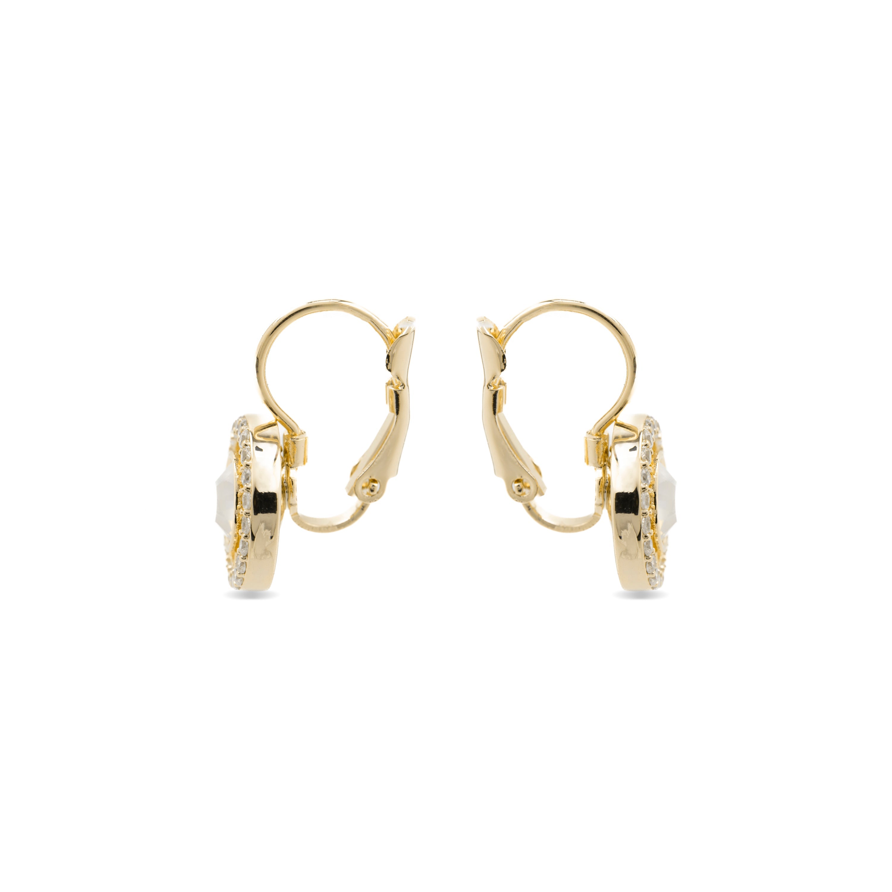 Pendientes con Circonita Brillante acabado oro 18k - Othal