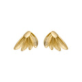 Pendientes acabado oro 18k - Otlya