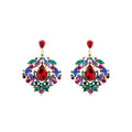 Pendientes con Cristal Multicolor acabado oro 18k - Moken
