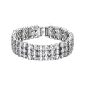Pulsera con Circonita Brillante acabado plata - Laiko