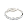 Pulsera con Circonita Brillante acabado plata - Comega