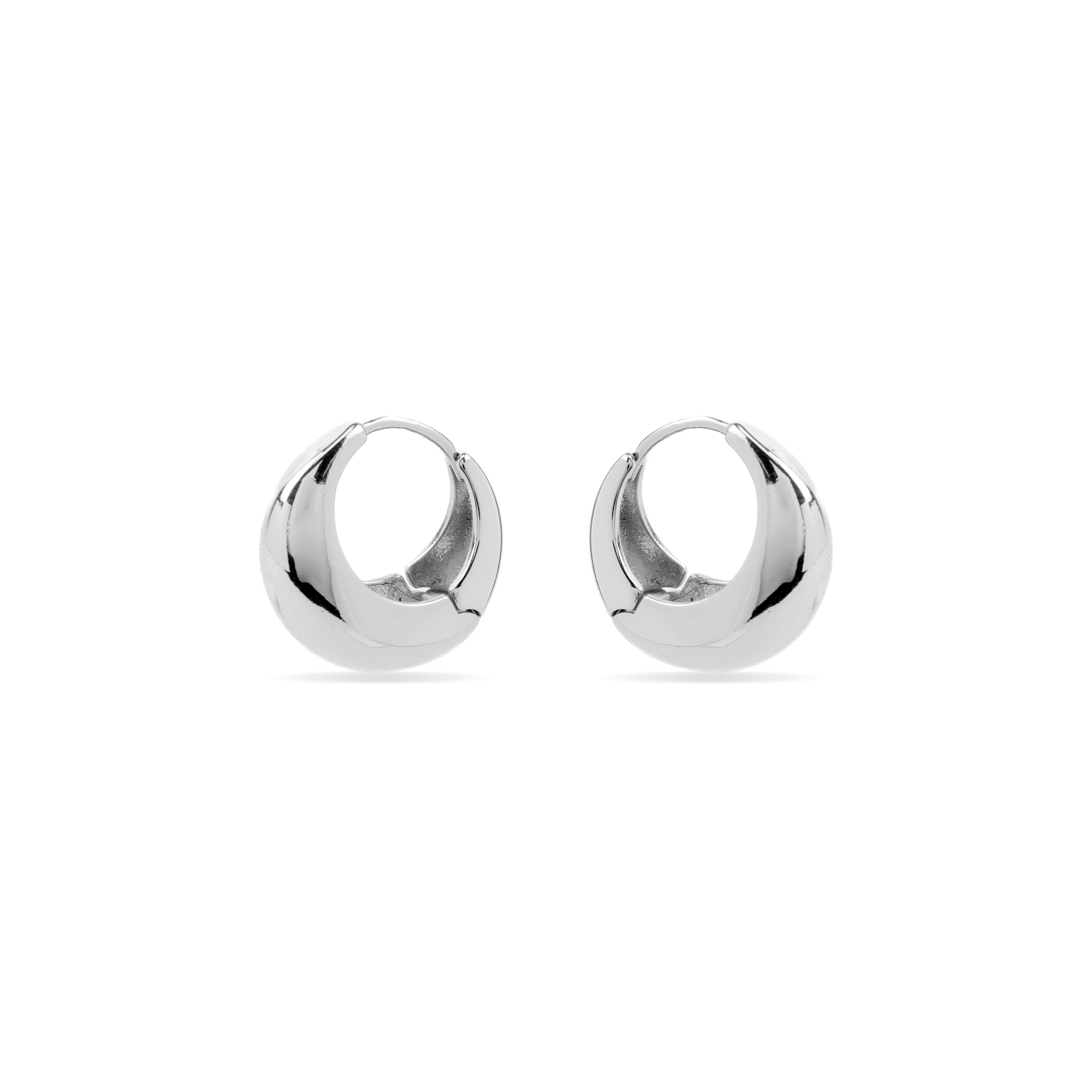 Pendientes con - acabado plata - Zatar