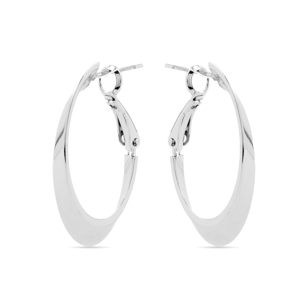 Pendientes con - acabado plata - Drola