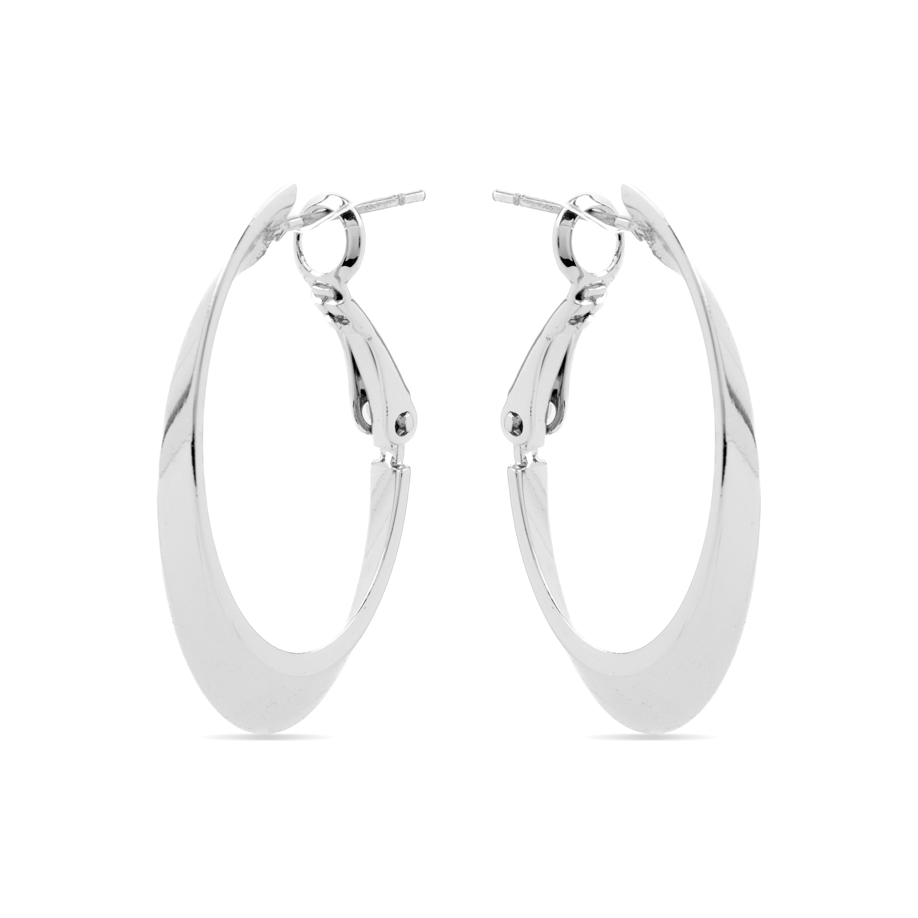 Pendientes con - acabado plata - Drola