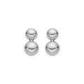 Pendientes con - acabado plata - Uphe