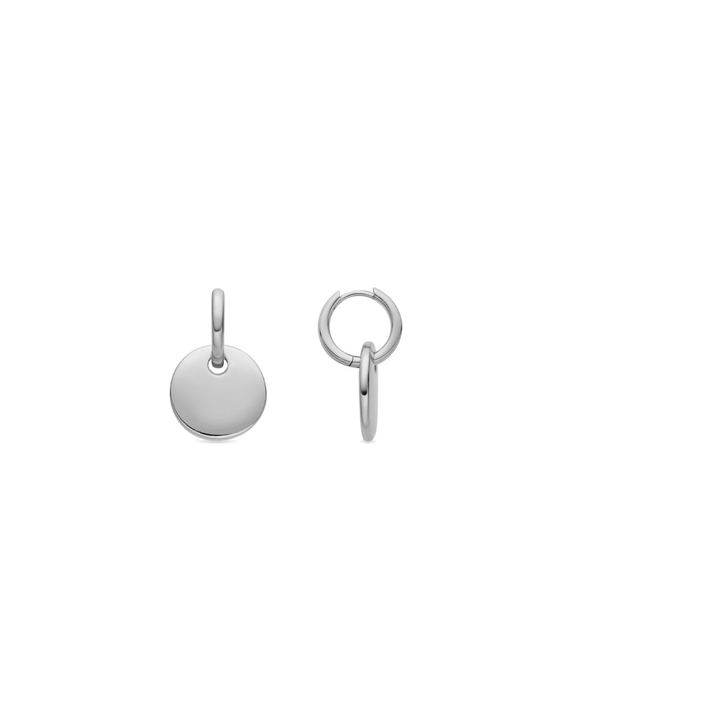 Pendientes con - acabado plata - Lieb