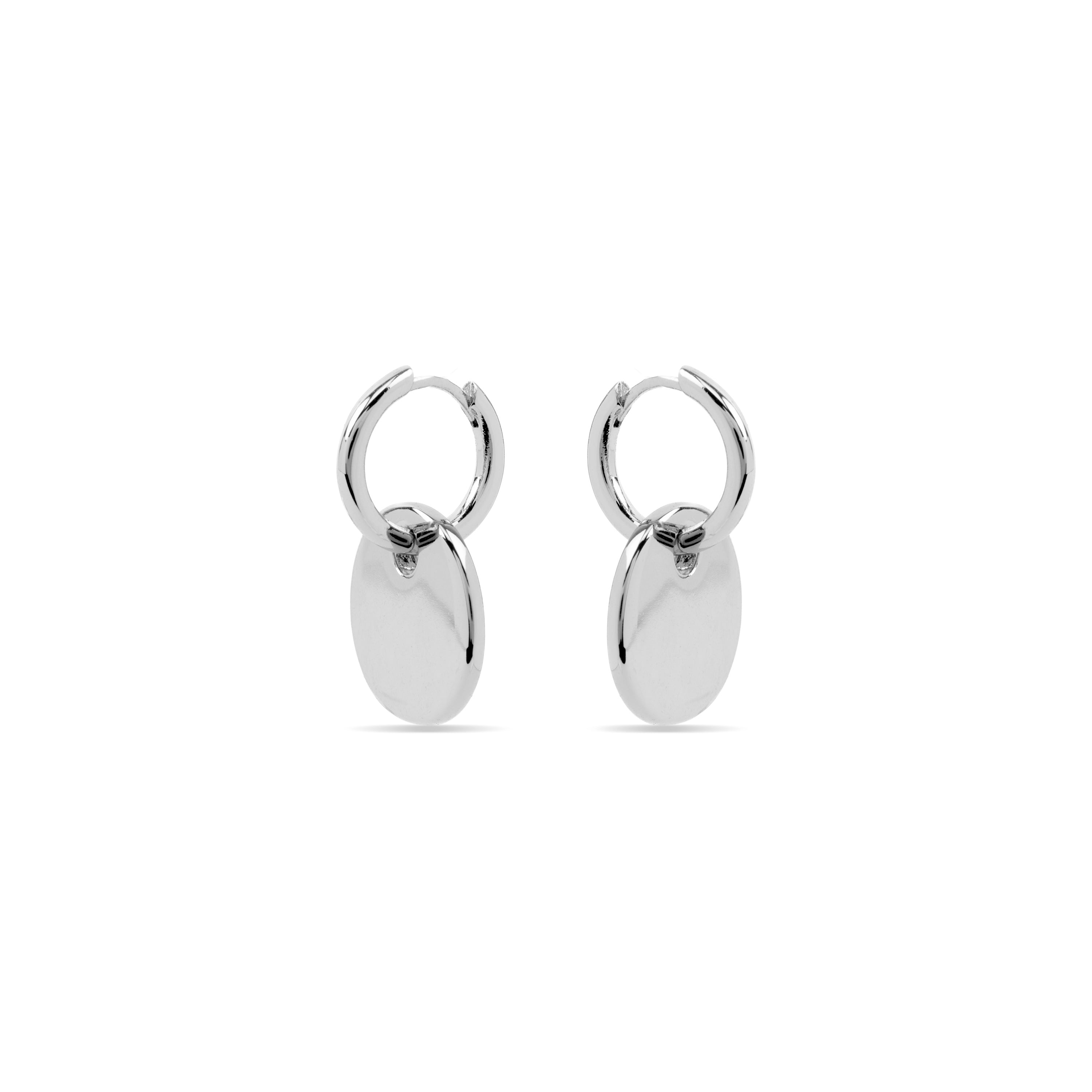 Pendientes con - acabado plata - Lieb