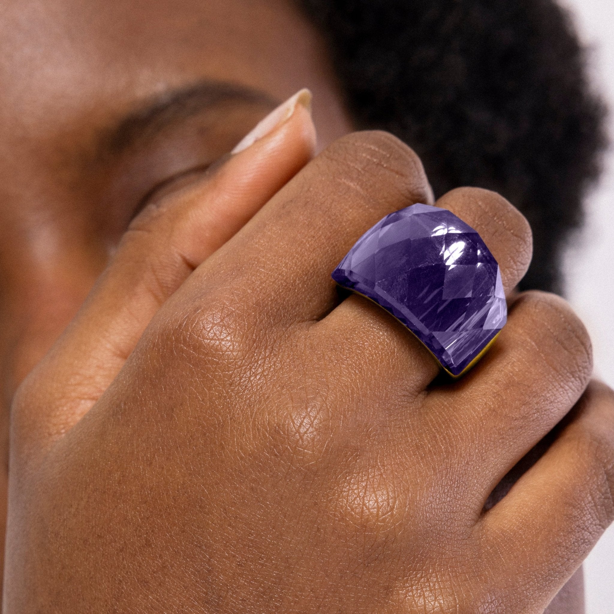 Anillo de Cuarzo Hidrotermal - Fadino