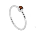 Anillo 'Alexandra' de Cuarzo Ahumado - Plata de Ley 925