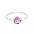 Anillo 'Juno' de Amatista - Plata de Ley