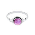 Anillo 'Kira' de Amatista - Plata de Ley