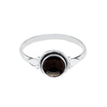 Anillo 'Kira' de Ónix - Plata de Ley