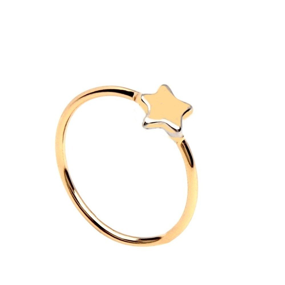 Anillo Little Star - Baño de Oro 18k
