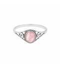 Anillo 'Seshat' Nácar Rosa - Plata de Ley 925