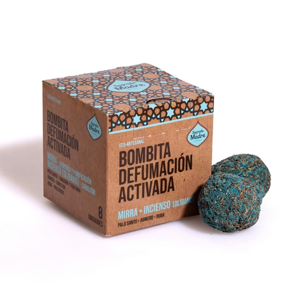 Bombita Defumación Activada Incienso y Mirra
