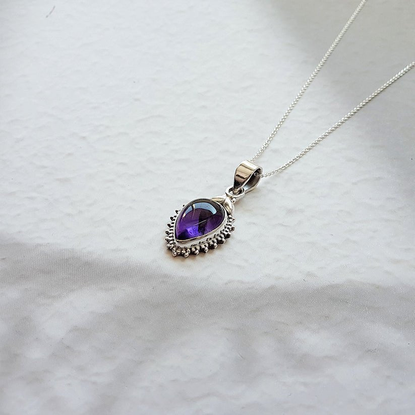 Colgante Agra Amatista y Plata de Ley 925