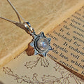 Colgante 'Astraea' Piedra de Luna y Plata de Ley 925