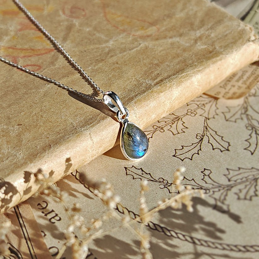 Colgante 'Aurora' Labradorita y Plata de Ley 925
