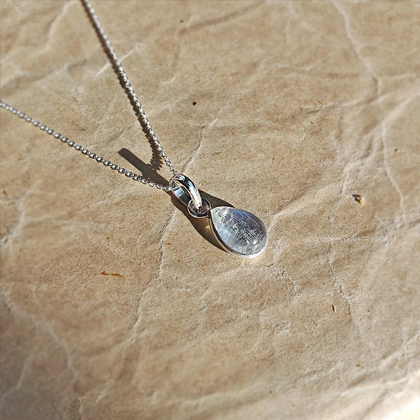 Colgante 'Aurora' Piedra de Luna y Plata de Ley 925