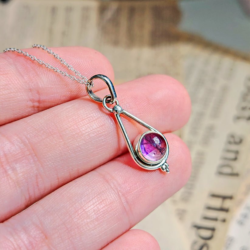 Colgante 'Calliope' Amatista y Plata de Ley 925