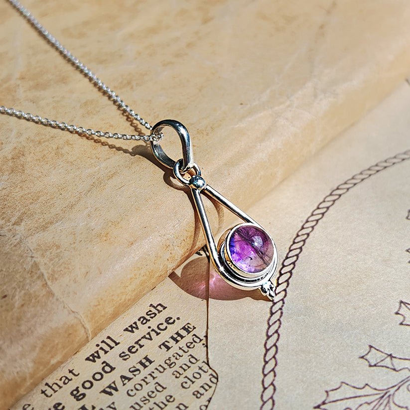 Colgante 'Calliope' Amatista y Plata de Ley 925