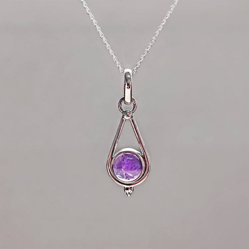 Colgante 'Calliope' Amatista y Plata de Ley 925