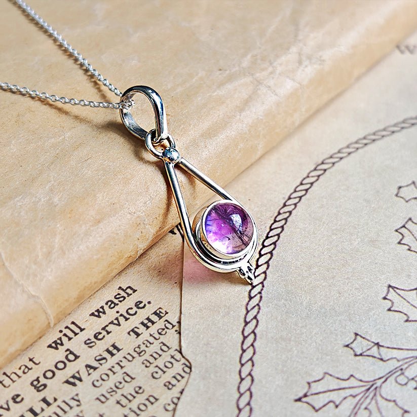 Colgante 'Calliope' Amatista y Plata de Ley 925