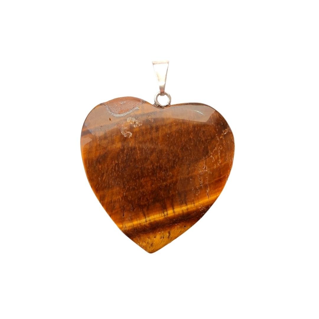 Colgante Corazón de Ojo de Tigre