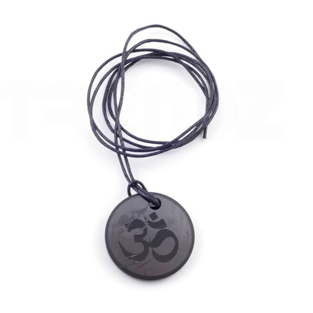 Colgante de Shungit con Símbolo de OM