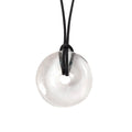 Colgante Donut de Cuarzo Blanco