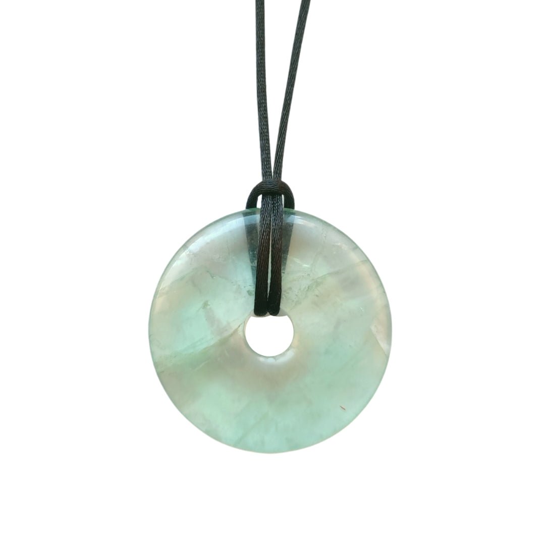 Colgante Donut de Fluorita Verde