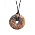 Colgante Donut de Jaspe Leopardo