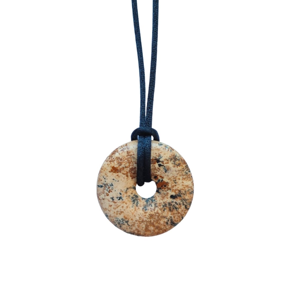 Colgante Donut de Jaspe Paisaje