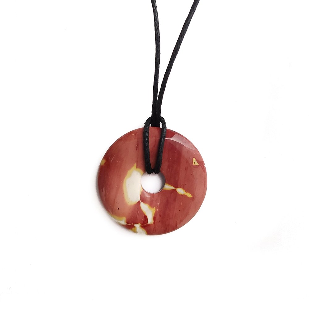 Colgante Donut de Jaspe Mokaita