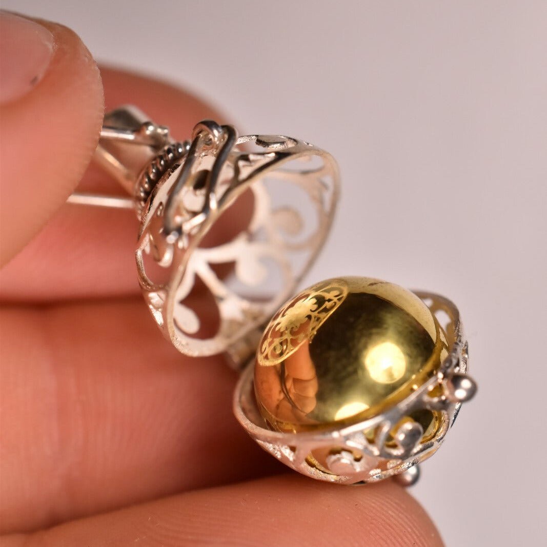 Colgante Llamador de Angel 'Luz en el Camino'- Plata de Ley 925