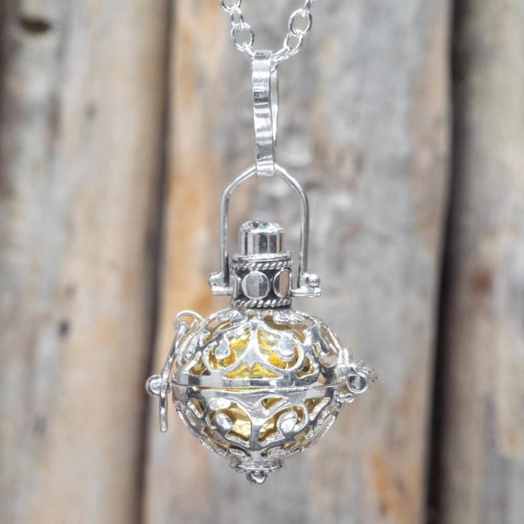 Colgante Llamador de Angel 'Luz en el Camino'- Plata de Ley 925