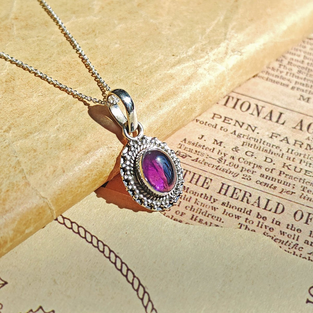 Colgante 'Marici' Amatista y Plata de Ley 925