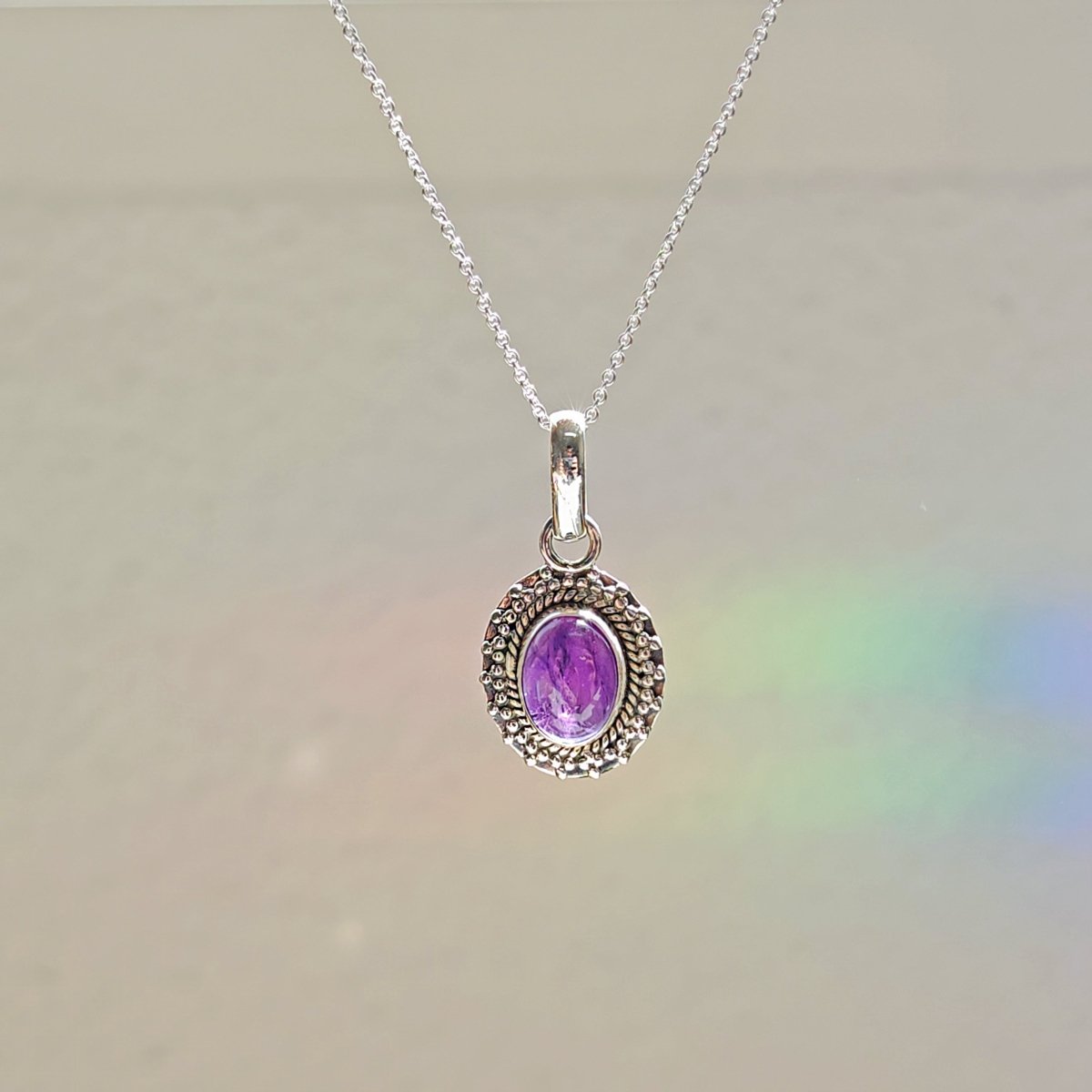 Colgante 'Marici' Amatista y Plata de Ley 925