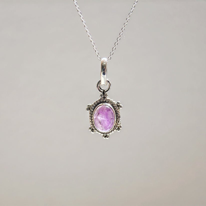 Colgante 'Nammu ' Amatista y Plata de Ley 925