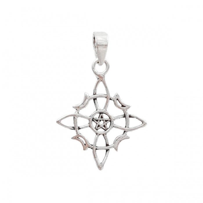Colgante Nudo de Bruja "Wicca" en Plata de Ley 925