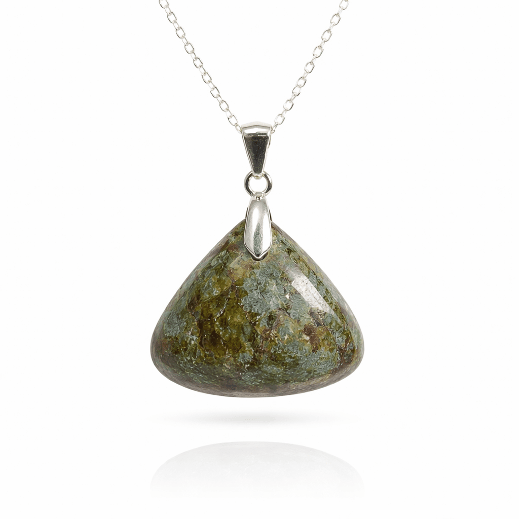 Colgante Piedra de Dragón y Plata de Ley 925
